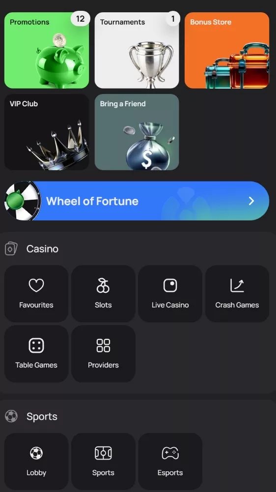 A terceira imagem do aplicativo, plataforma de apostas online com os melhores jogos de apostas e as maiores recompensas em dinheiro